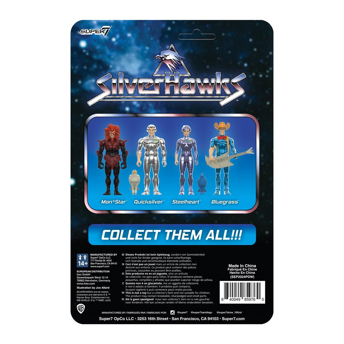 SilverHawks Steelheart (Toy Version) 3 3/4-Inch ReAction Figure