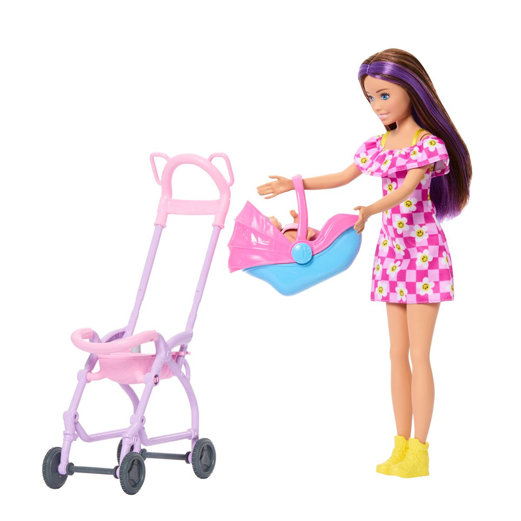 Barbie Family & Friends Skipper Stroller Playset and Doll