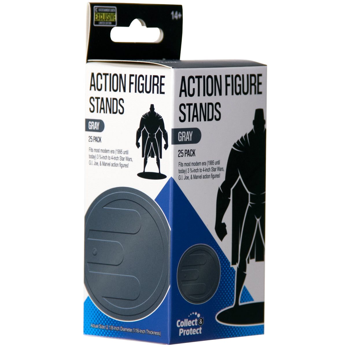 Action Figure Stands 25-Pack - Gray