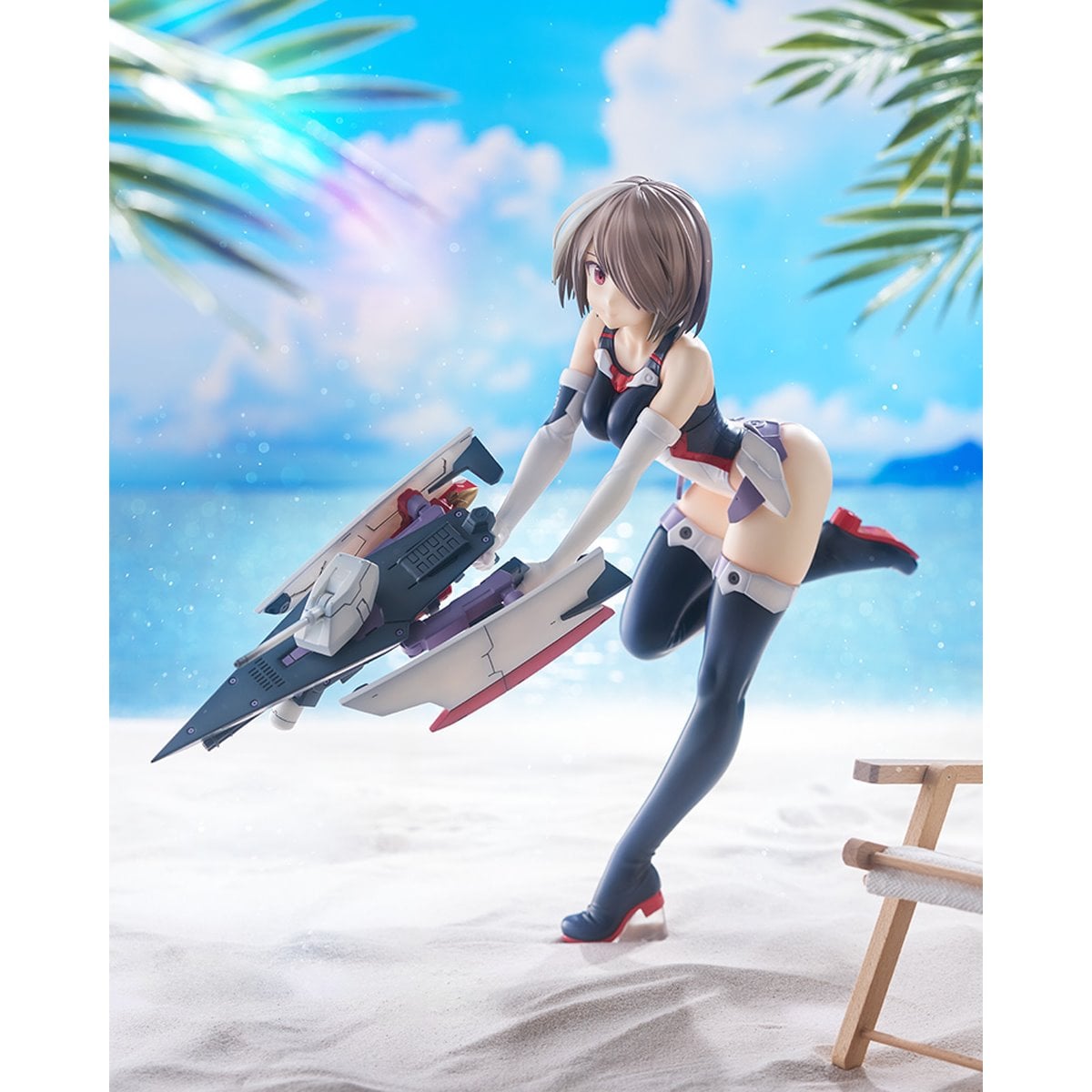 Frame Arms Girl Kongo Swimsuit Version Statue