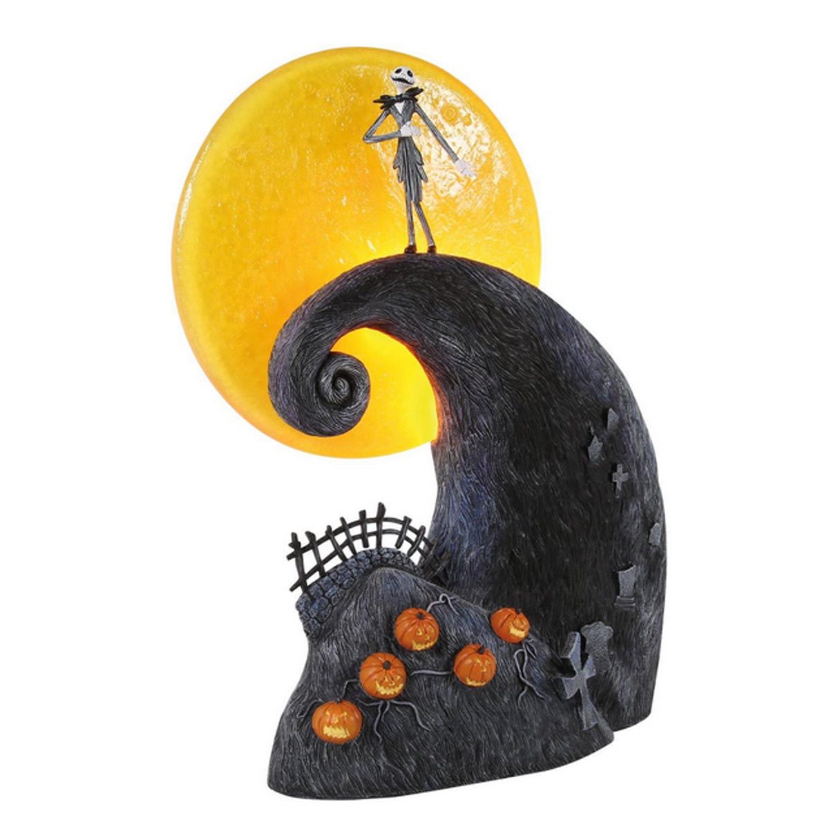 The Nightmare Before Christmas Village Up On Spiral Hill Statue