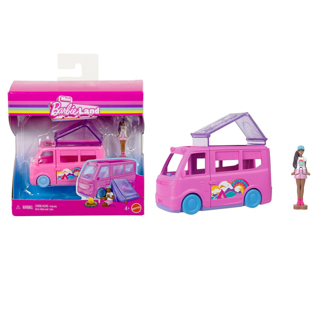 Mini BarbieLand Doll and Playset Display Case of 8