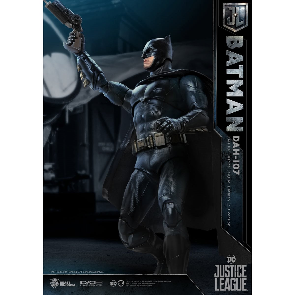 Justice League Batman 2.0 Version DAH-107 Dynamic 8-Ction Heroes Action Figure