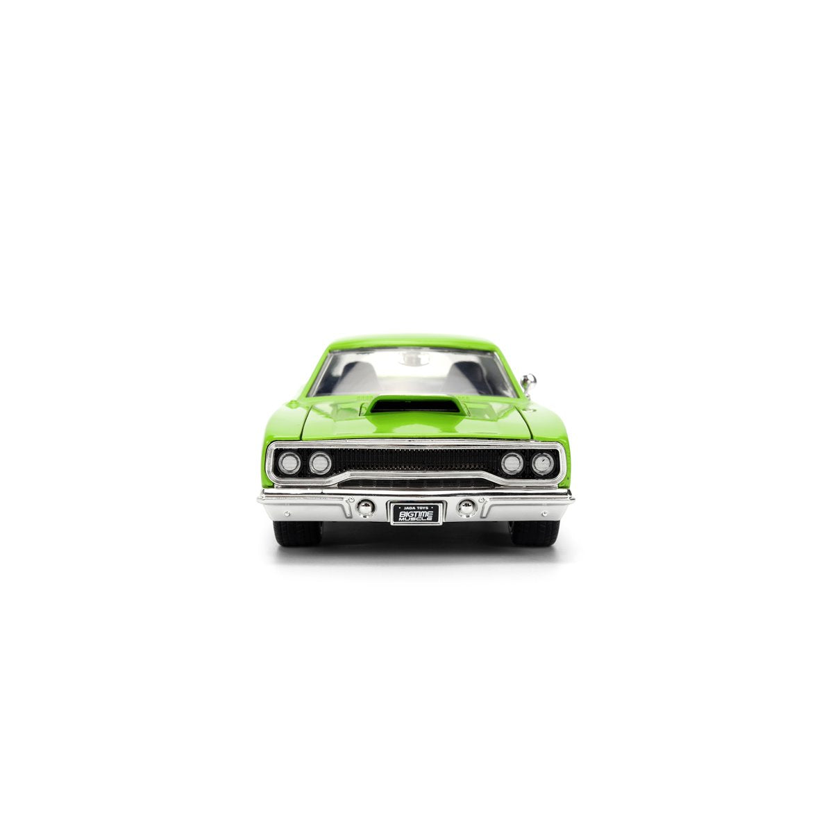 Bigtime Muscle 1970 Plymouth Road Runner Glossy Green 1:24 Scale Die-Cast Metal Vehicle