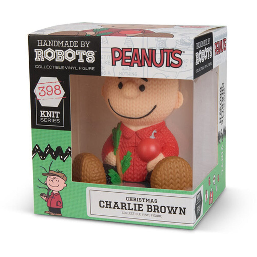 Peanuts Charlie Brown #398 Christmas Handmade By Robots Vinyl Figure