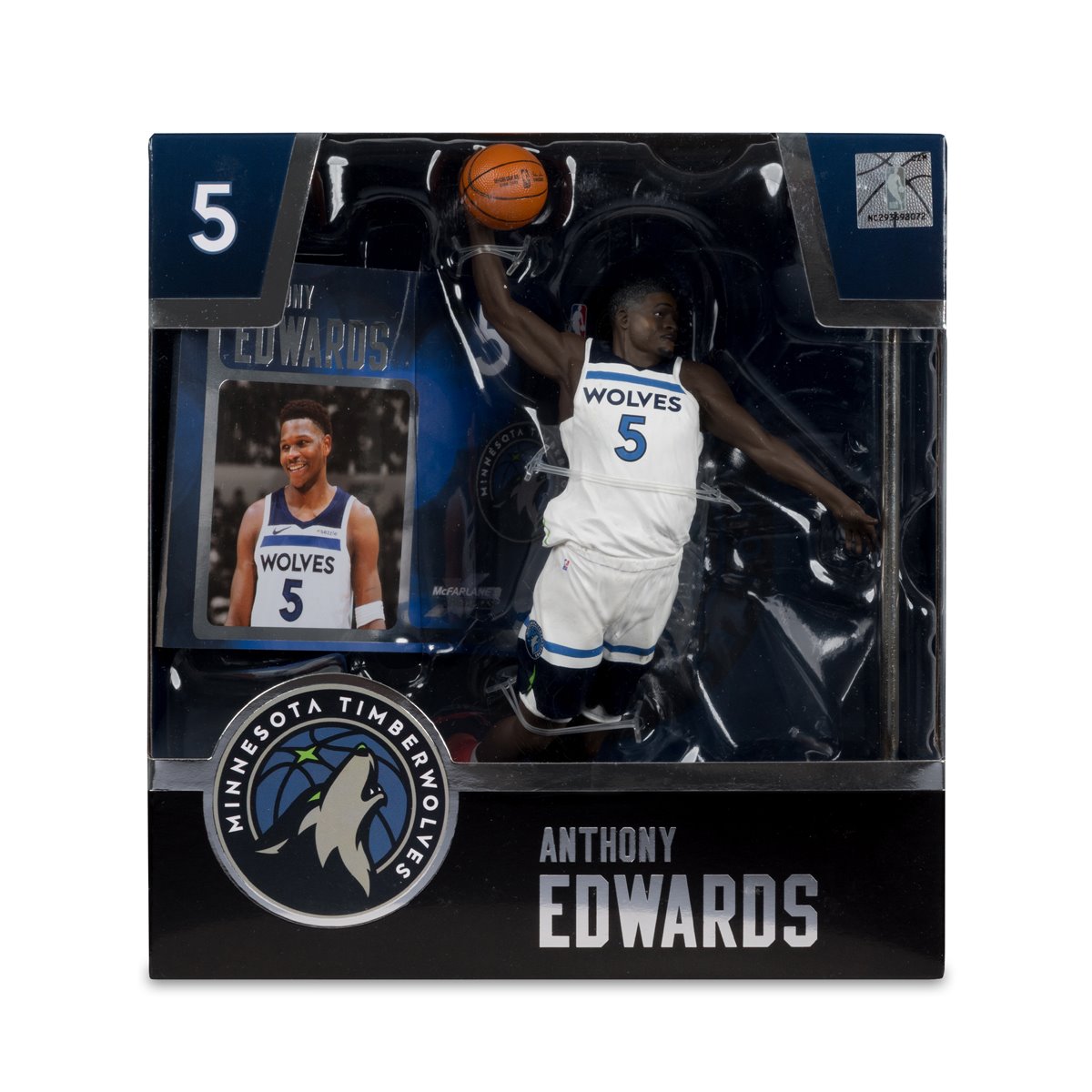 NBA McFarlane's SportsPicks Minnesota Timberwolves Anthony Edwards 7-Inch Posed Figure