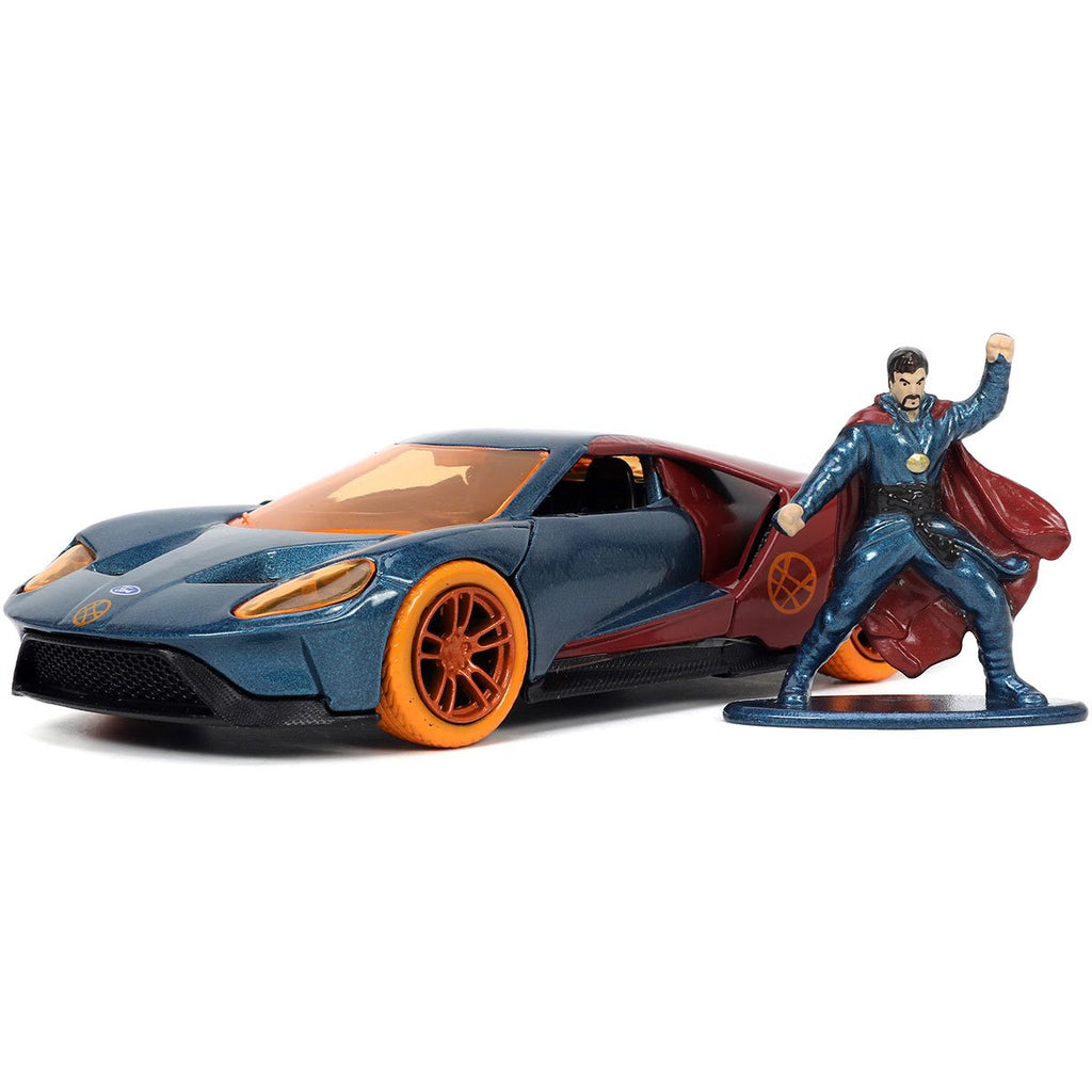 Avengers Doctor Strange Hollywood Rides 2017 Ford GT 1:32 Scale Die-Cast Metal Vehicle with Figure