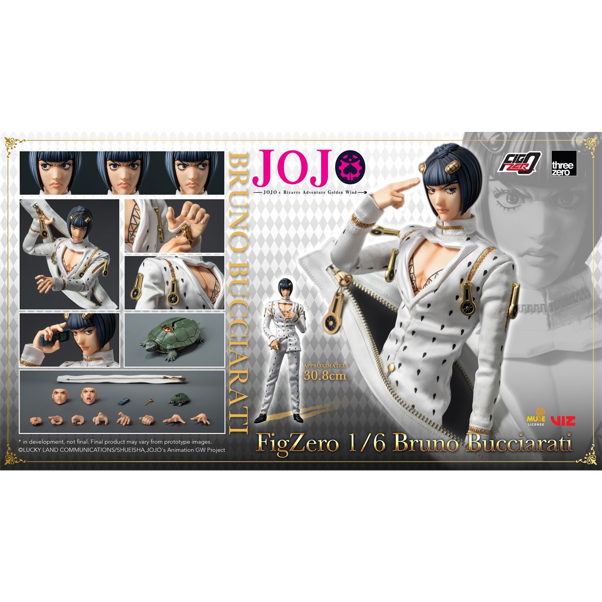 JoJo's Bizarre Adventure: Golden Wind Bruno Bucciarati FigZero 1:6 Scale Action Figure