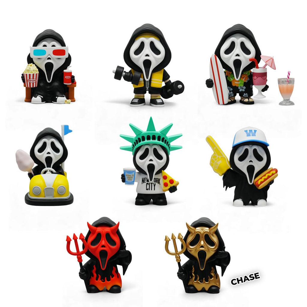 Ghost Face in Different Places 3-Inch Blind Box Vinyl Figure Case of 12