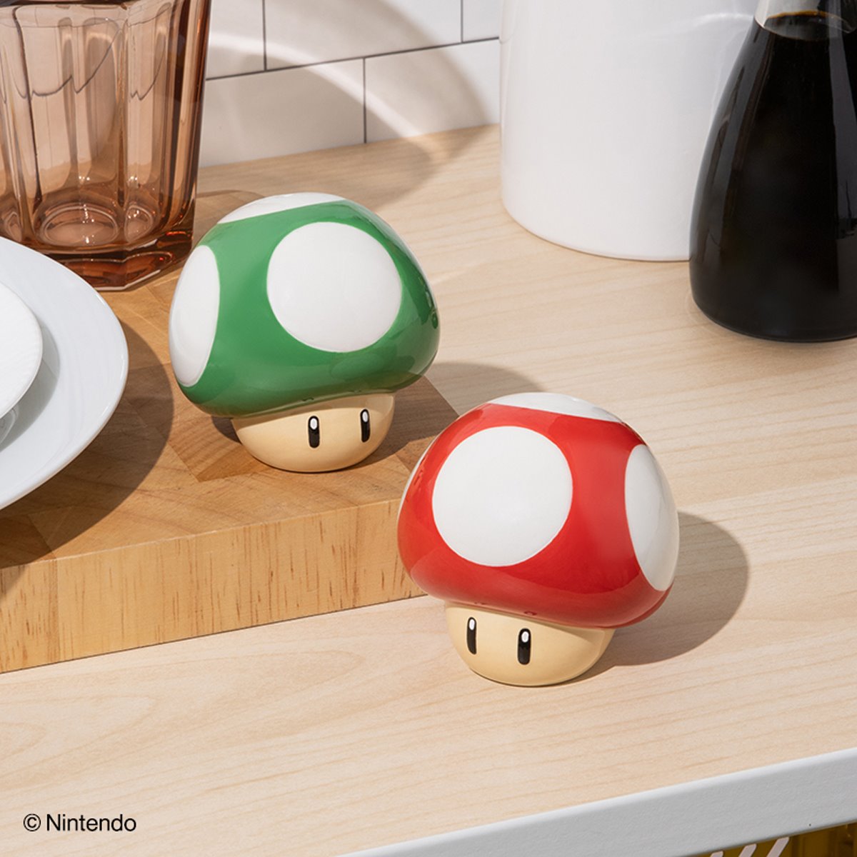 Super Mario Bros. Mushroom Salt and Pepper