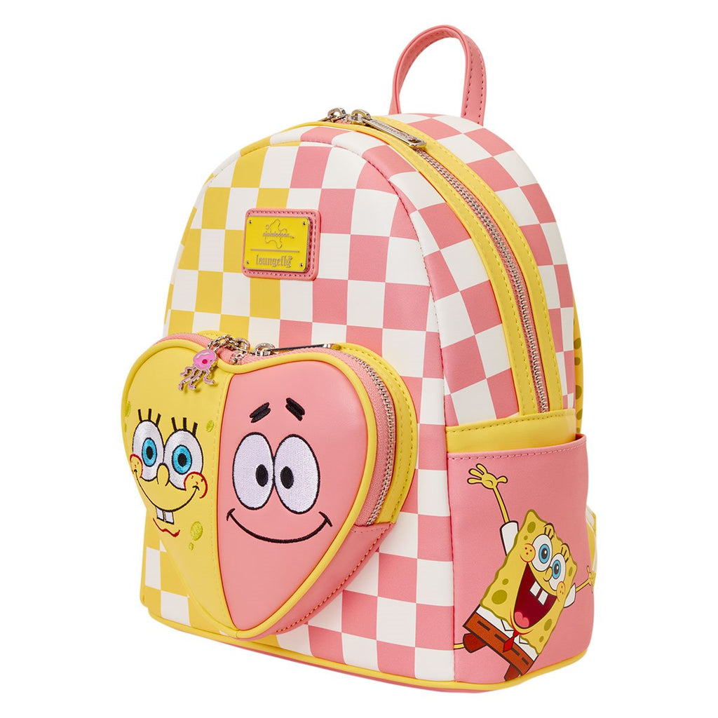 SpongeBob SquarePants and Patrick Star Checkered Mini-Backpack