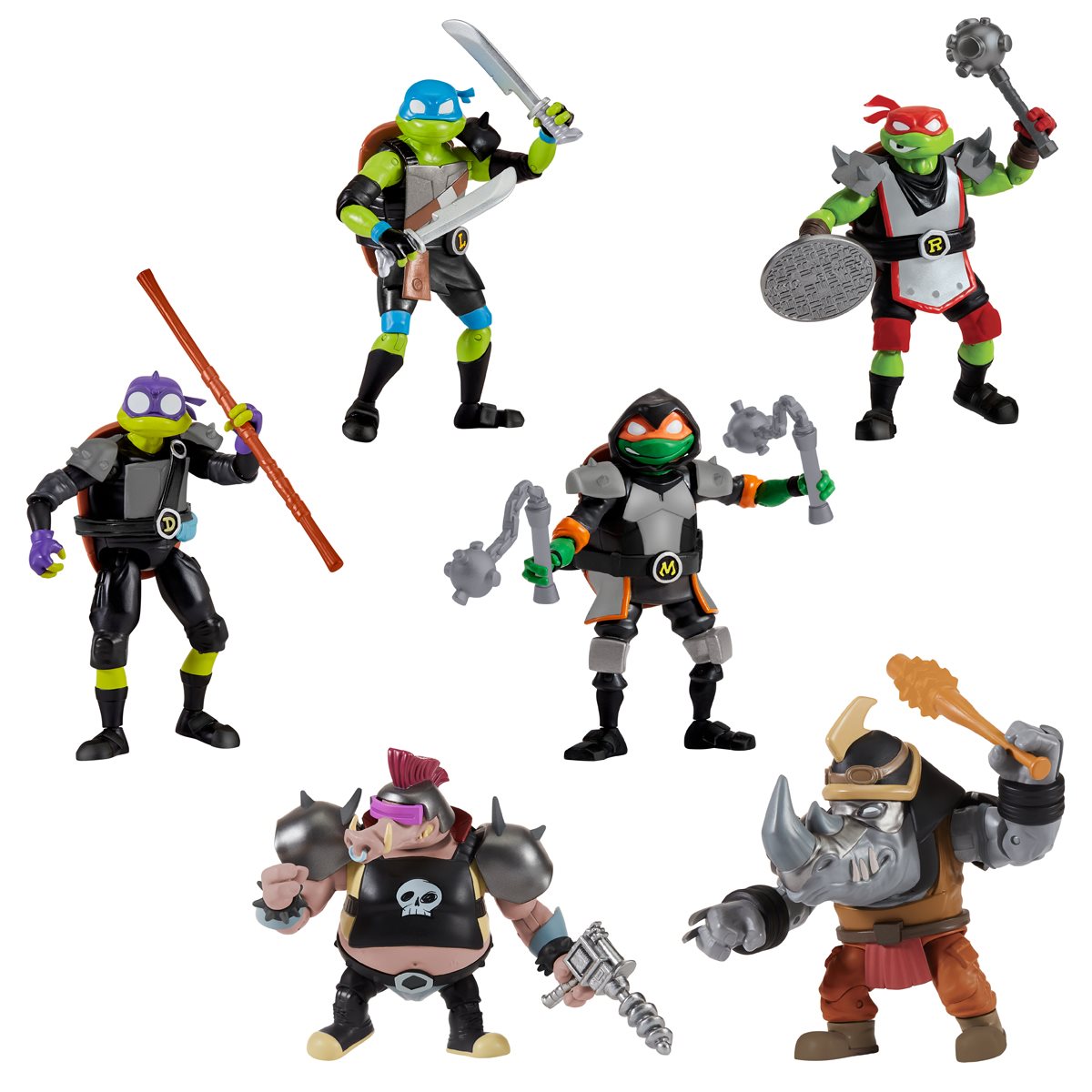 Tales of the Teenage Mutant Ninja Turtles Basic Action Figure Wave 6 Revision 1 Case of 8