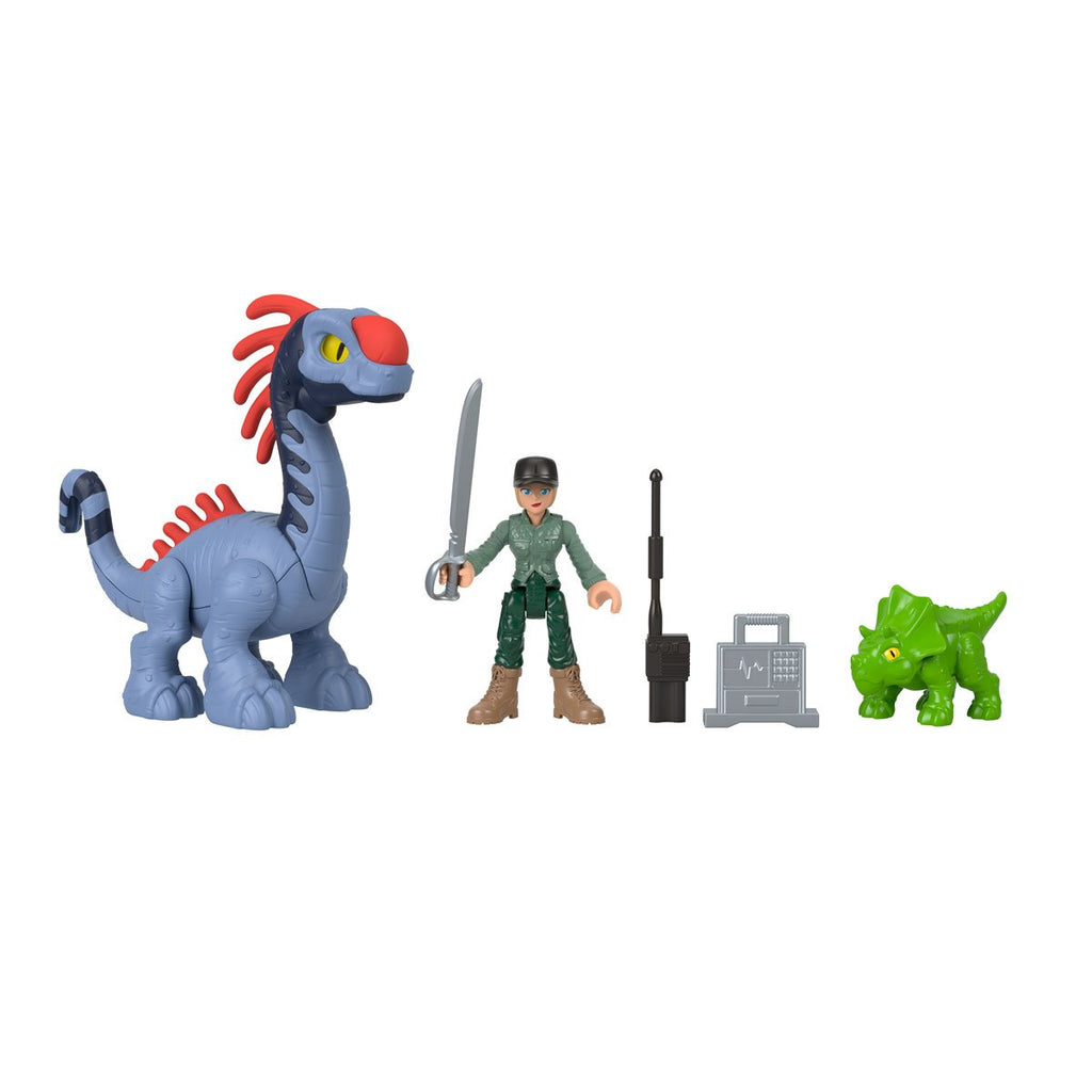 Jurassic World Imaginext Land Air Sea Action Figure Multipack