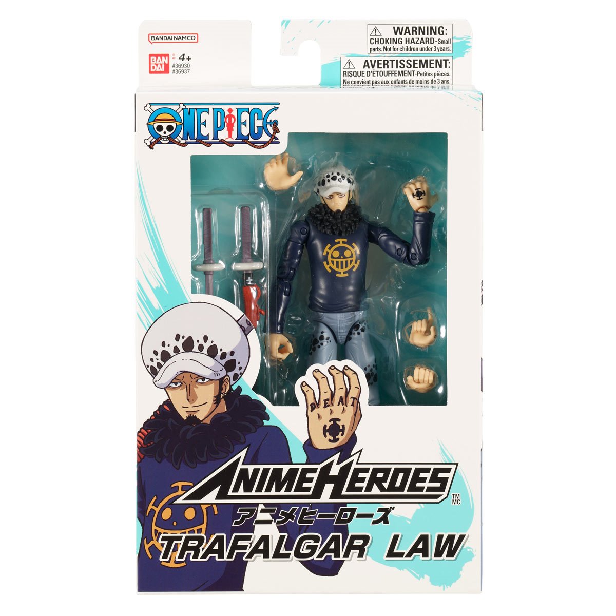 One Piece Anime Heroes Action Figure Wave 2 Case of 6