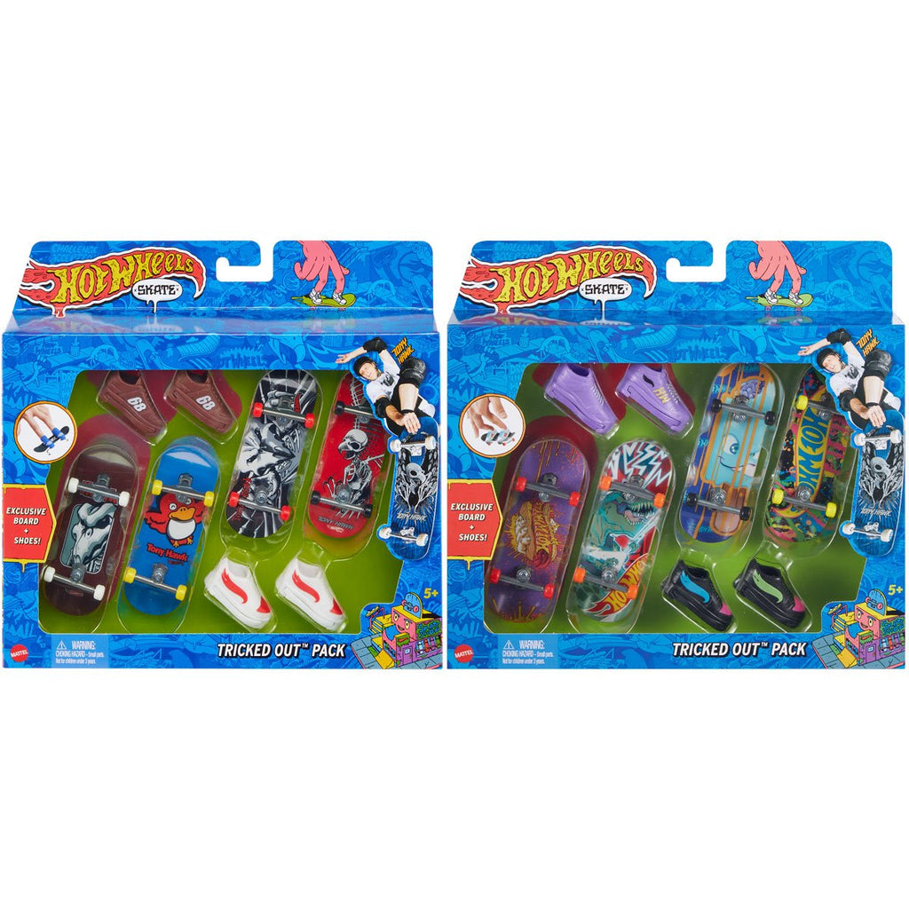 Hot Wheels Skate Fingerboard Multi-Pack Case of 4