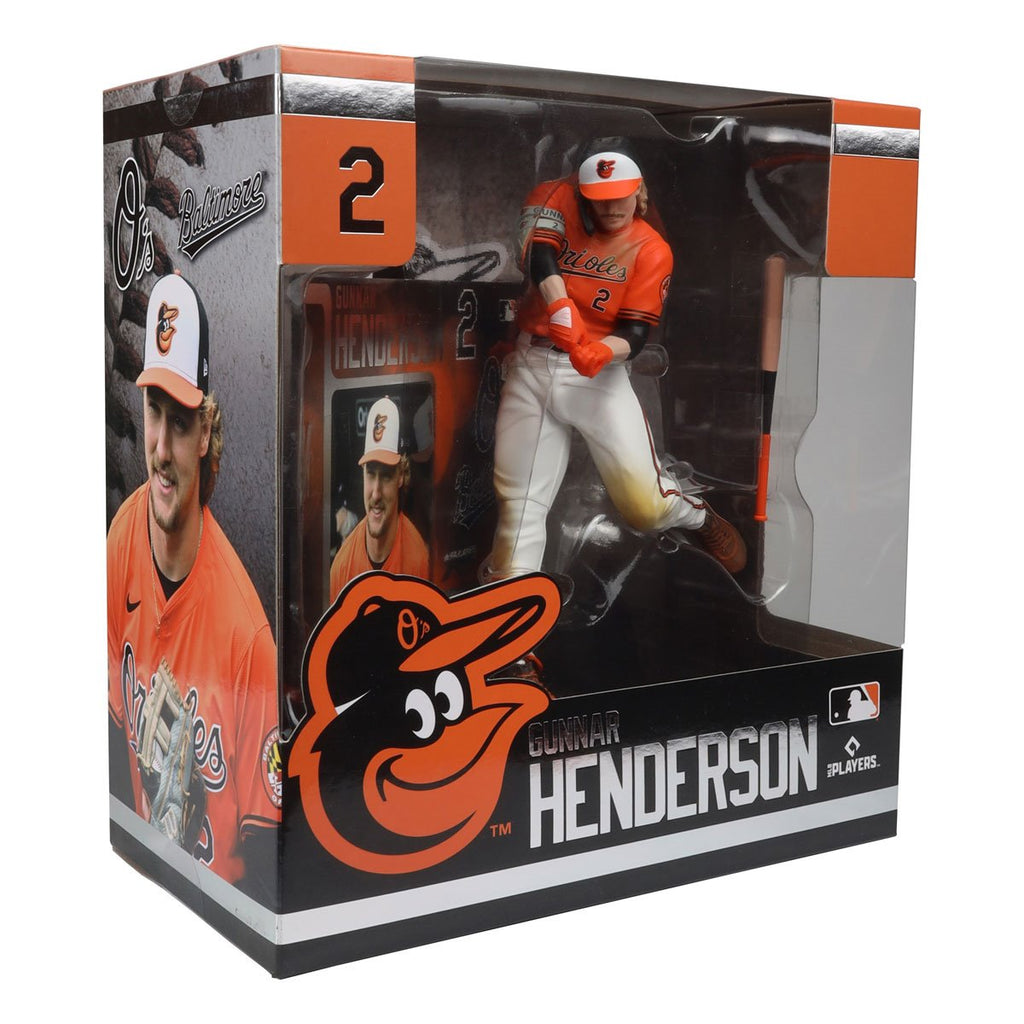 MLB SportsPicks Baltimore Orioles Gunnar Henderson 7-Inch Posed Figure Case of 6