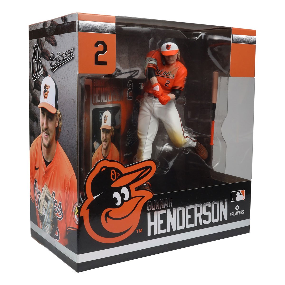 MLB SportsPicks Baltimore Orioles Gunnar Henderson 7-Inch Posed Figure Case of 6