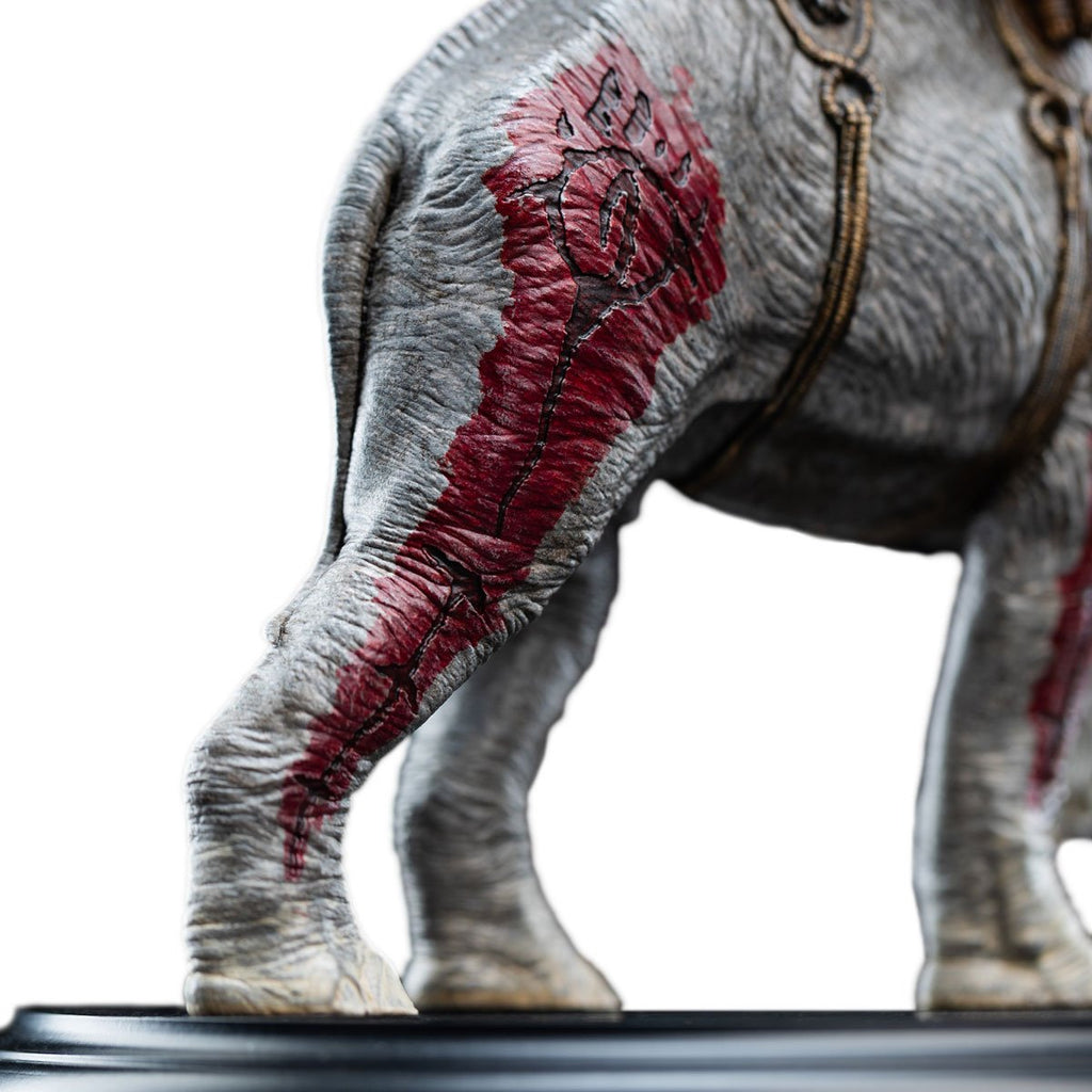 The Lord of the Rings Trilogy Mumak in Battle Miniature Statue