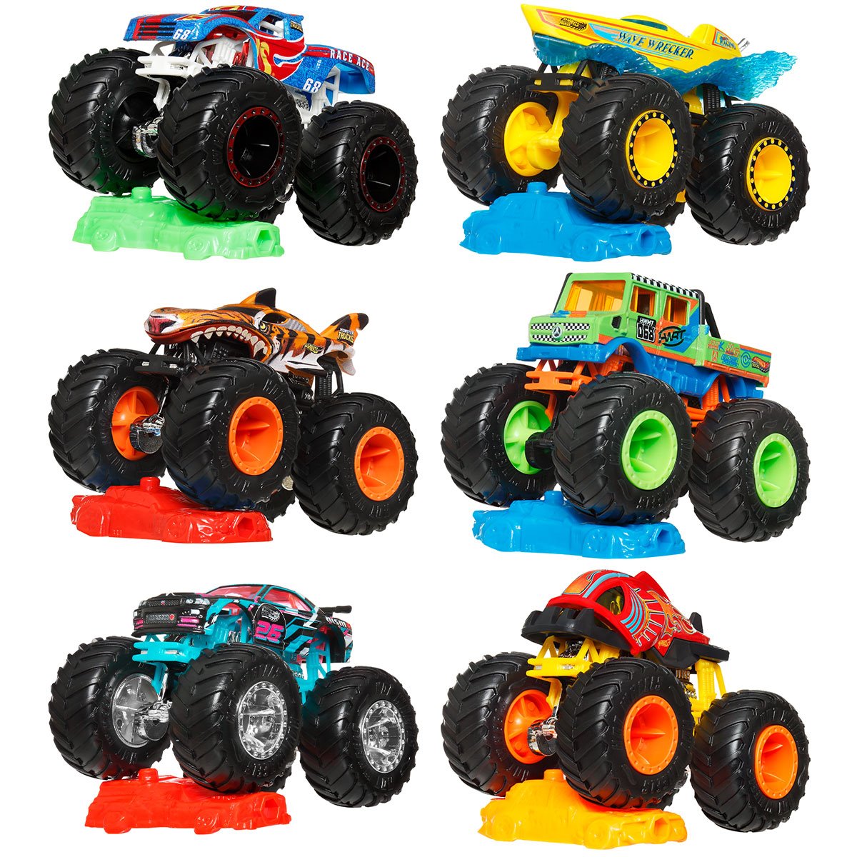 Hot Wheels Monster Trucks 1:64 Scale Vehicle 2026 Mix 1 Case of 8