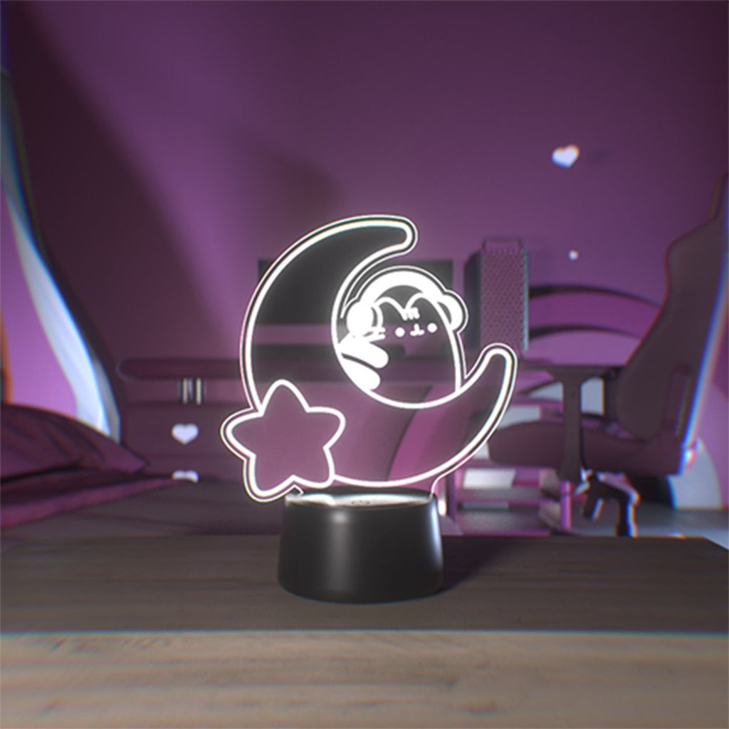 Pusheen Moon Otaku Lamp
