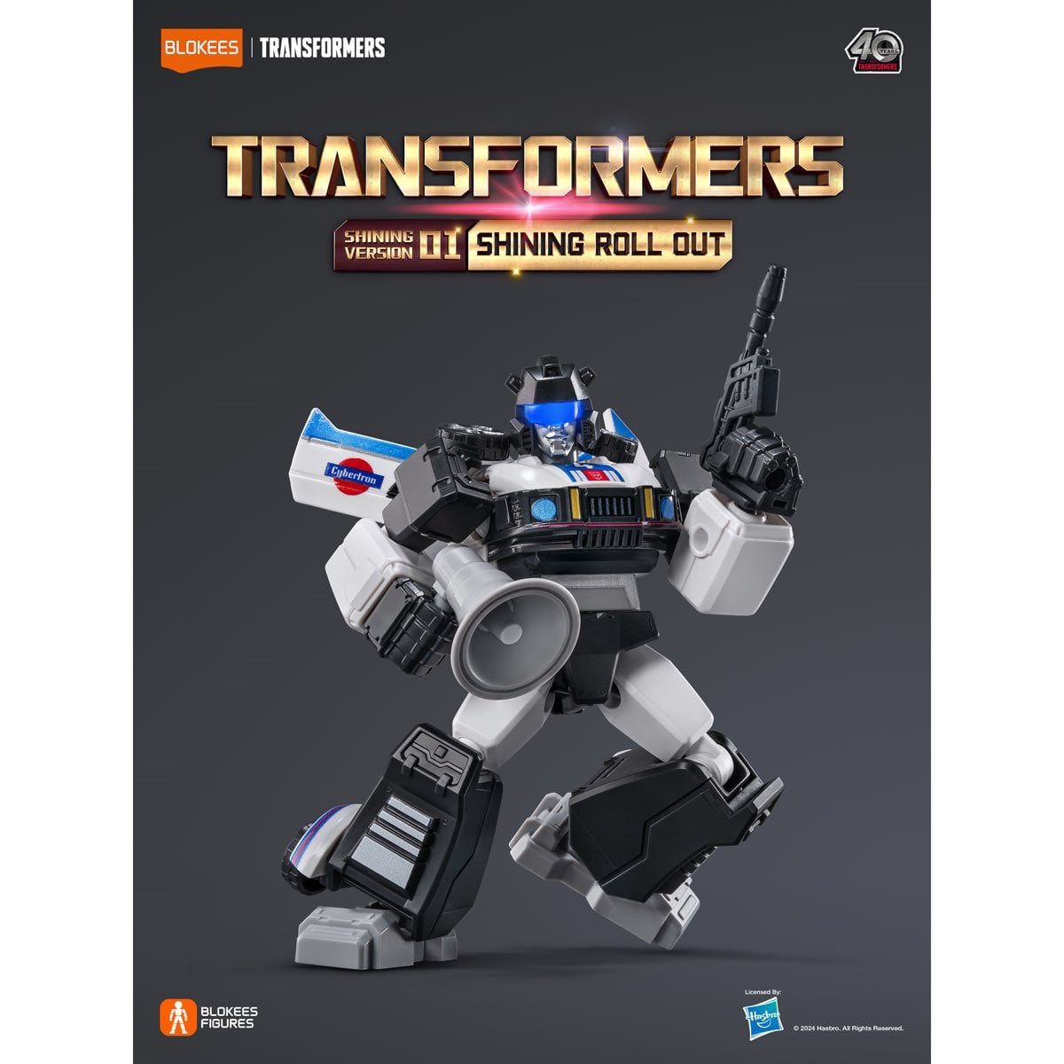 Transformers Shining Version 1 Shining Roll Out Blokees Mini Model Kit Case of 6