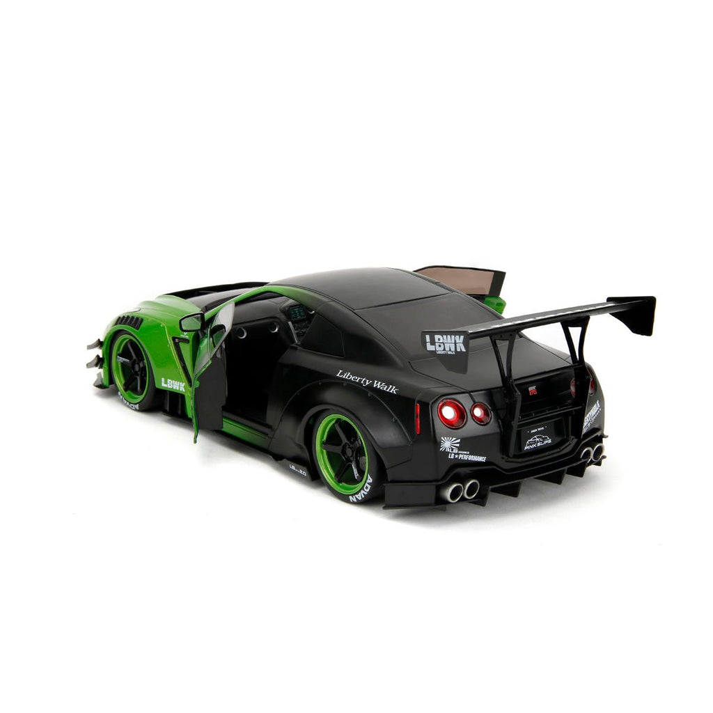 Pink Slips Wave 1 Nissan GT-R R35 with Liberty Walk Body Kit 1:18 Scale Die-Cast Metal Vehicle