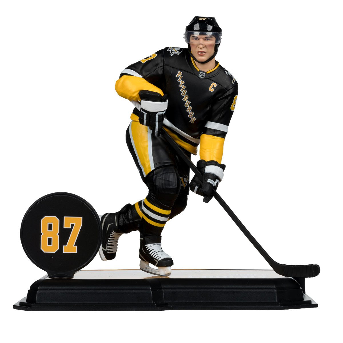 NHL SportsPicks Pittsburgh Penguins Sidney Crosby Alternate Jersey 7-Inch Posed Figure