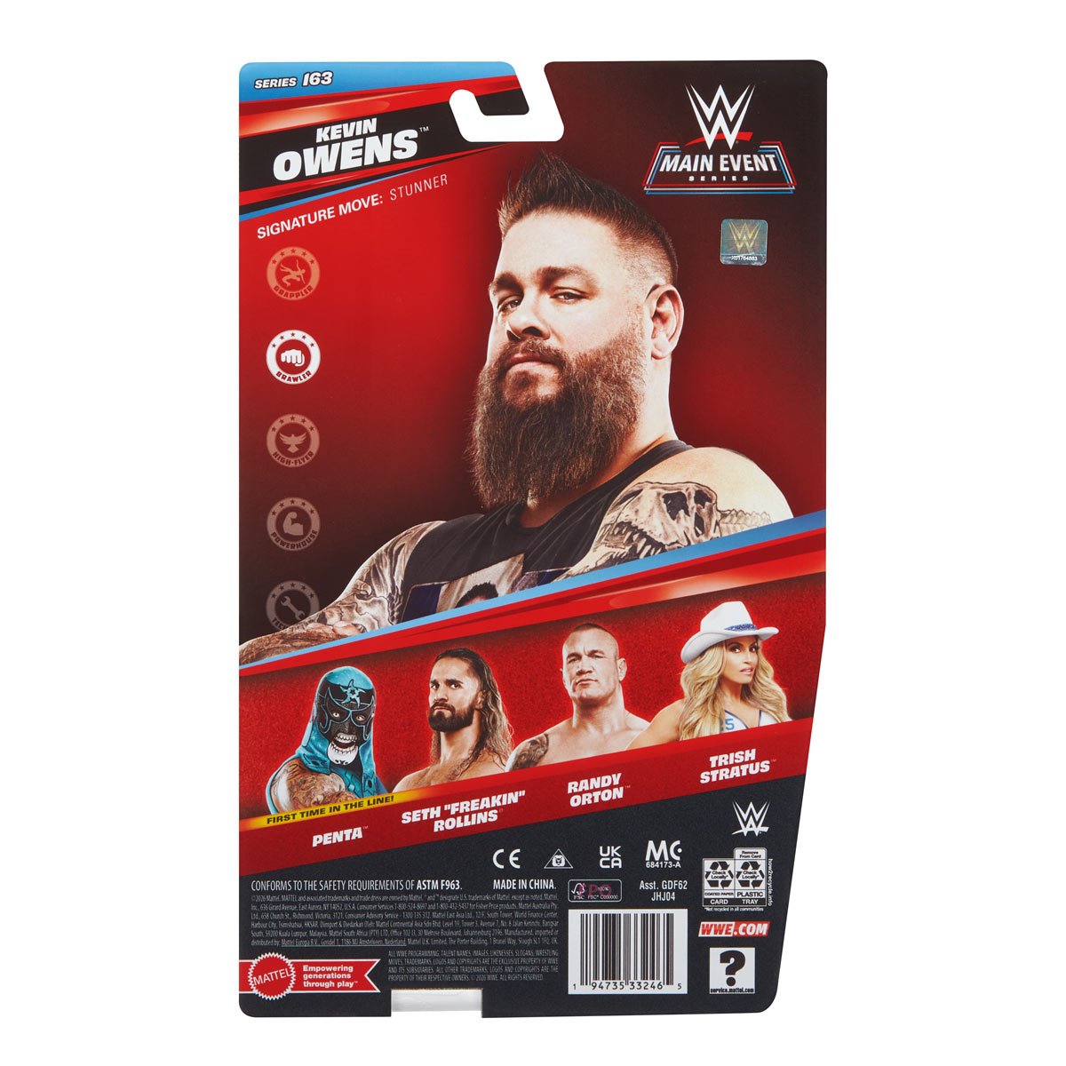 WWE Main Event Series Figure Series 163 Figure Case of 8