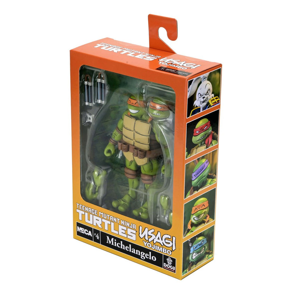 Teenage Mutant Ninja Turtles x Usagi Yojimbo Ultimate Michelangelo 7-Inch Scale Action Figure
