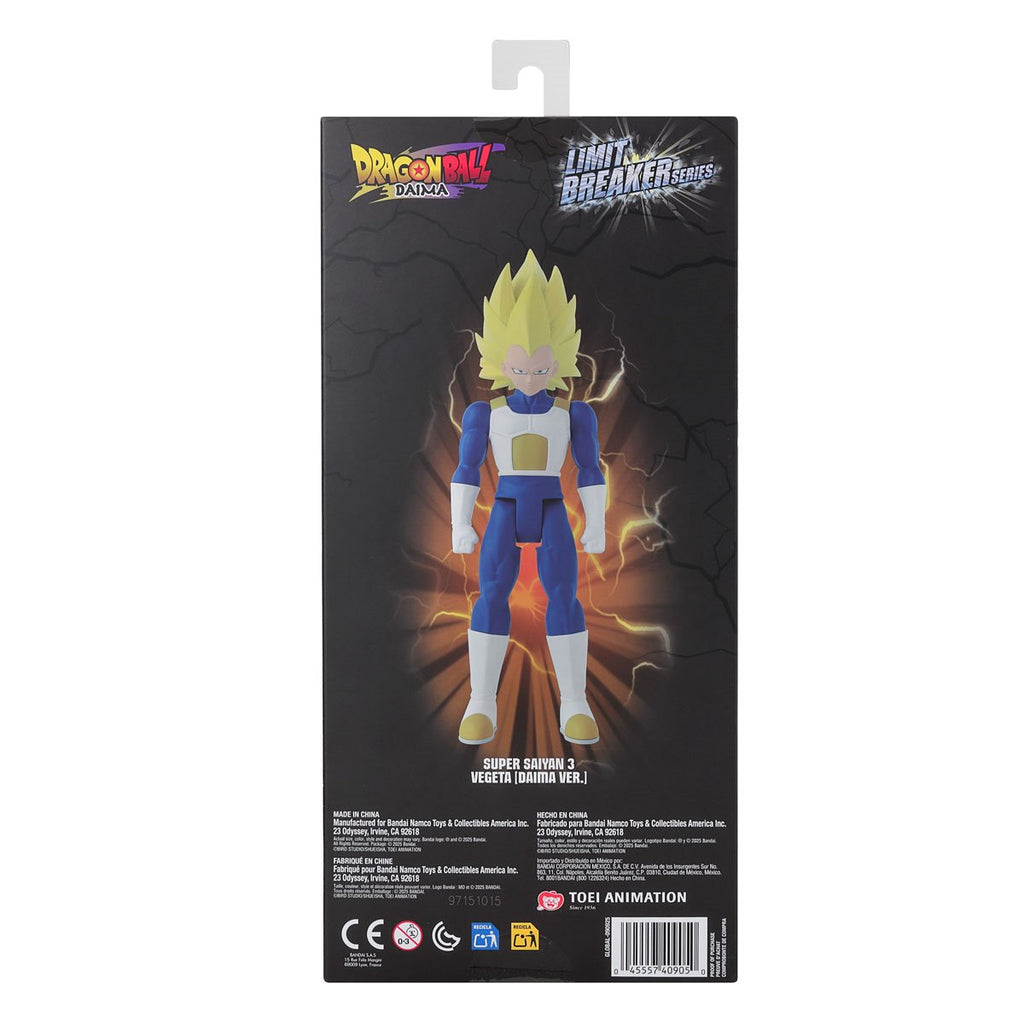 Dragon Ball Daima Limit Breaker Series Super Saiyan 3 Vegeta Action Figure