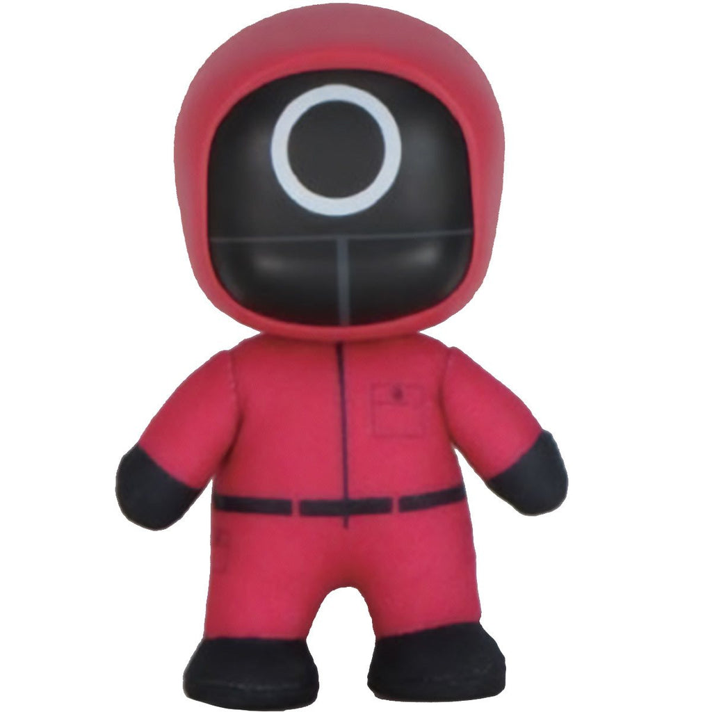 Squid Game Masked Guard FigureKey 4 1/2-Inch Moveable Plush