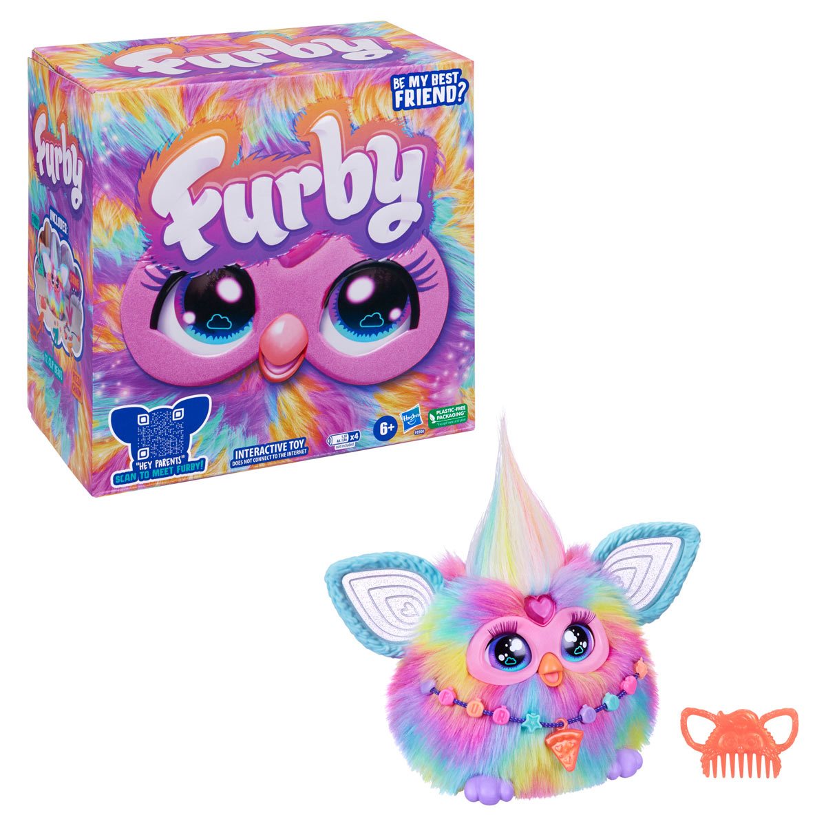 Furby Tie Dye Interactive Electronic Plush Toy