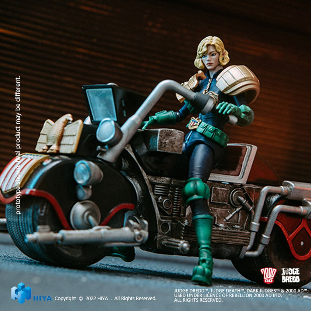 Judge Dredd Judge Anderson and Lawmaster MK II Exquisite Mini Series 1:18 Scale Action Figure Set
