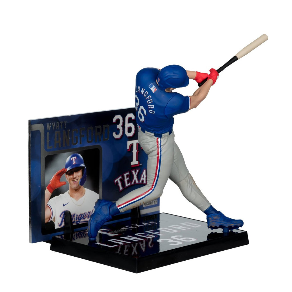 MLB SportsPicks Texas Rangers Wyatt Langford 7-Inch Posed Figure Case of 6