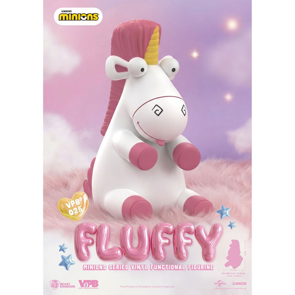 Minions Fluffy VPB-025 Minions Series Vinyl Functional Piggy Bank