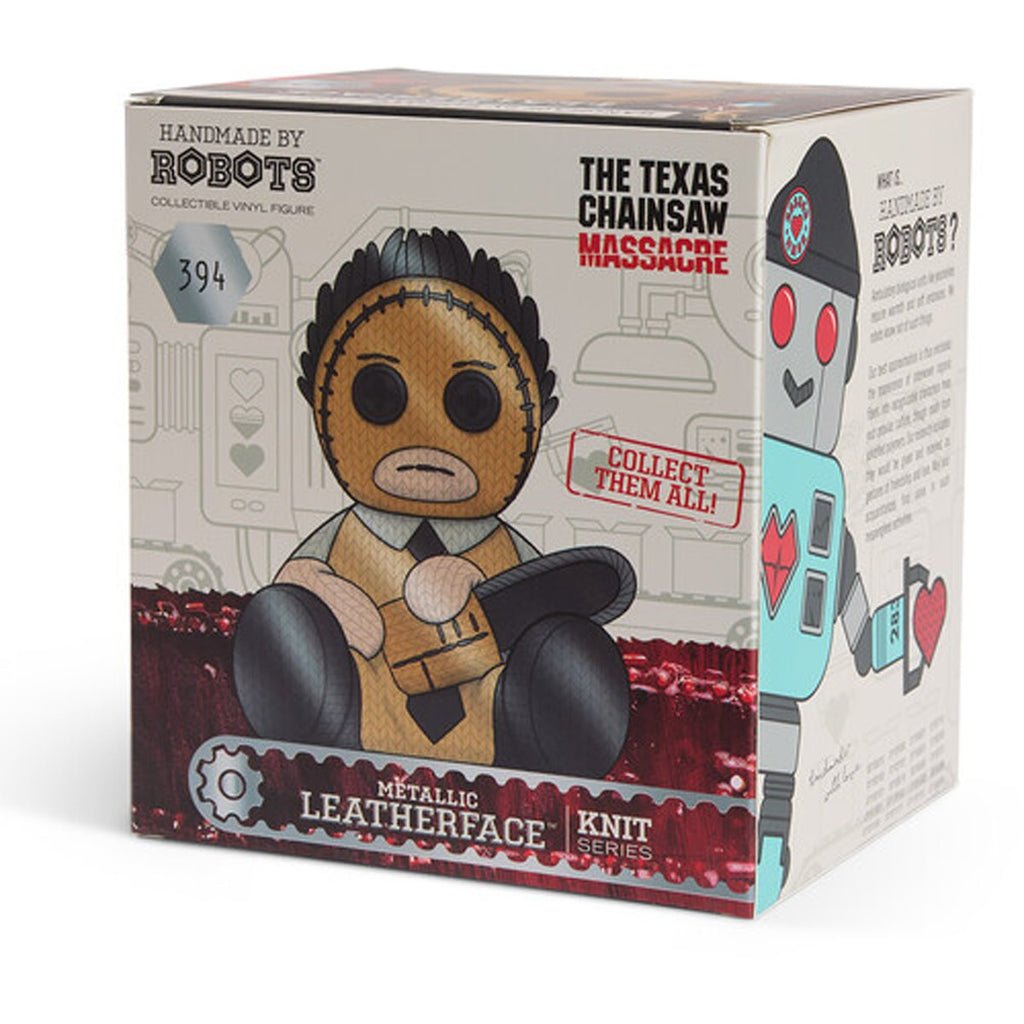 The Texas Chainsaw Massacre Leatherface #394 Metallic Handmade By Robots Vinyl Figure