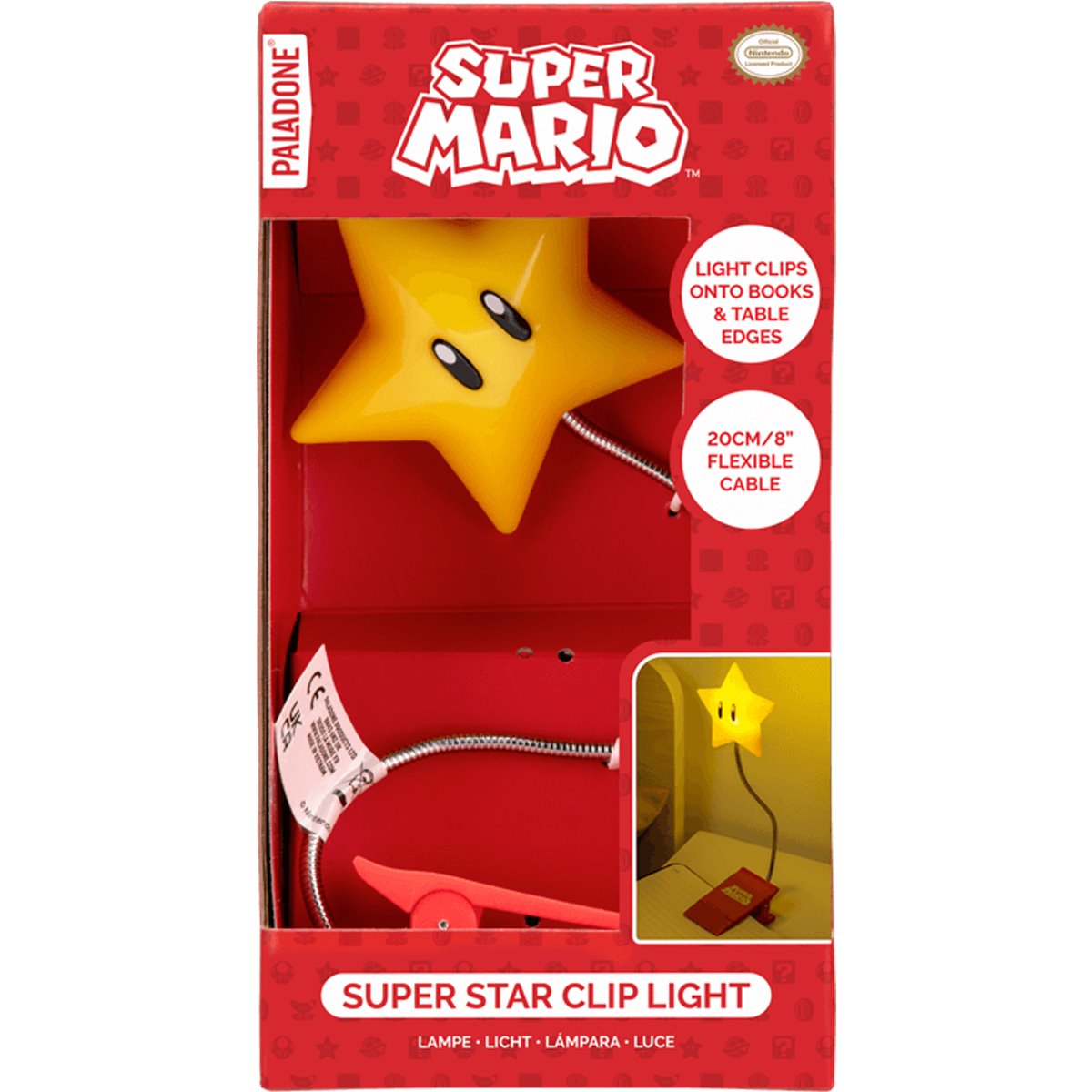 Super Mario Bros. Super Star Clip Light