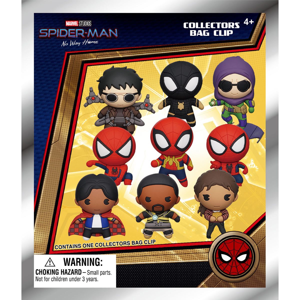 Spider-Man: No Way Home 3D Foam Bag Clip Display Case of 24