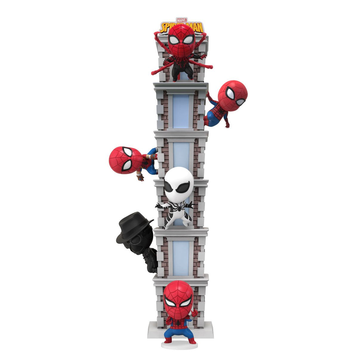 Spider-Man HeroBox Tower Series Window Box Mini-Figure Case of 6