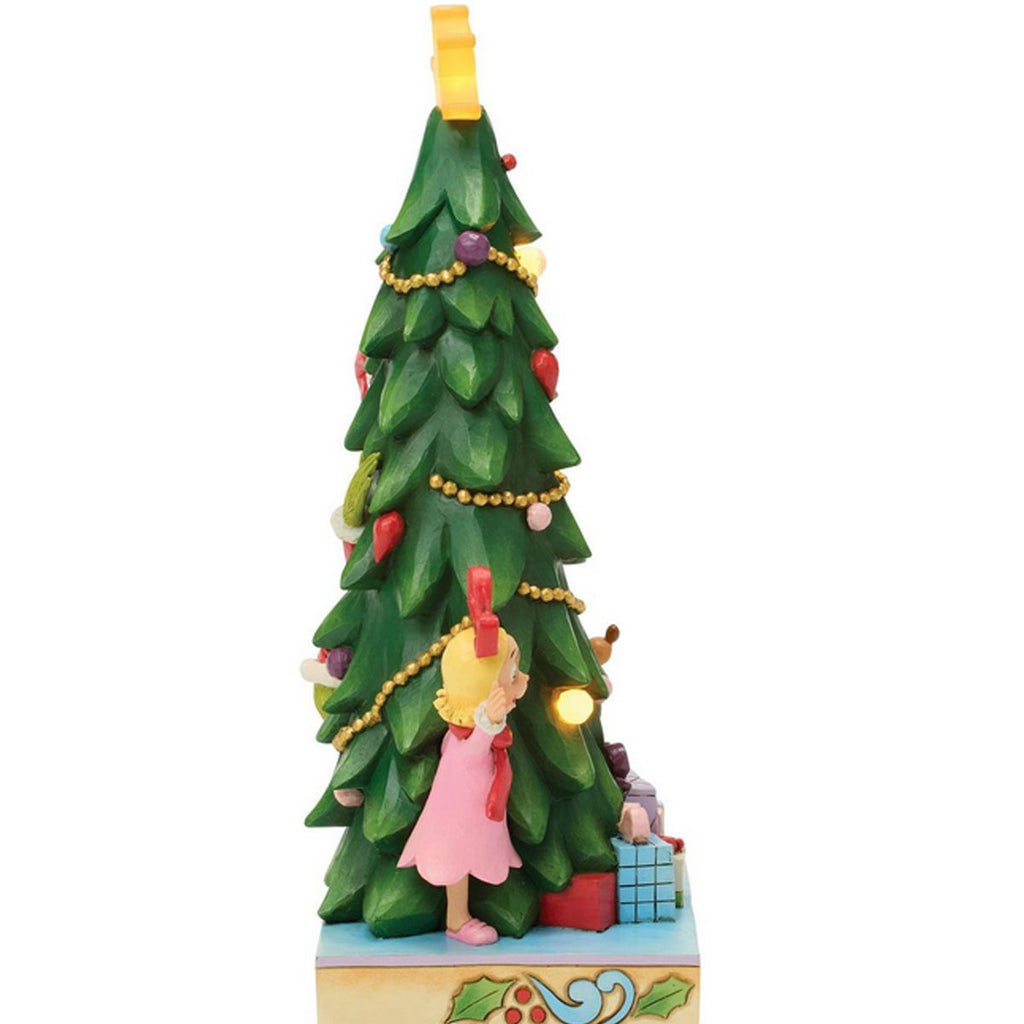Dr. Seuss Grinch, Cindy, Max Peeking by Jim Shore Statue