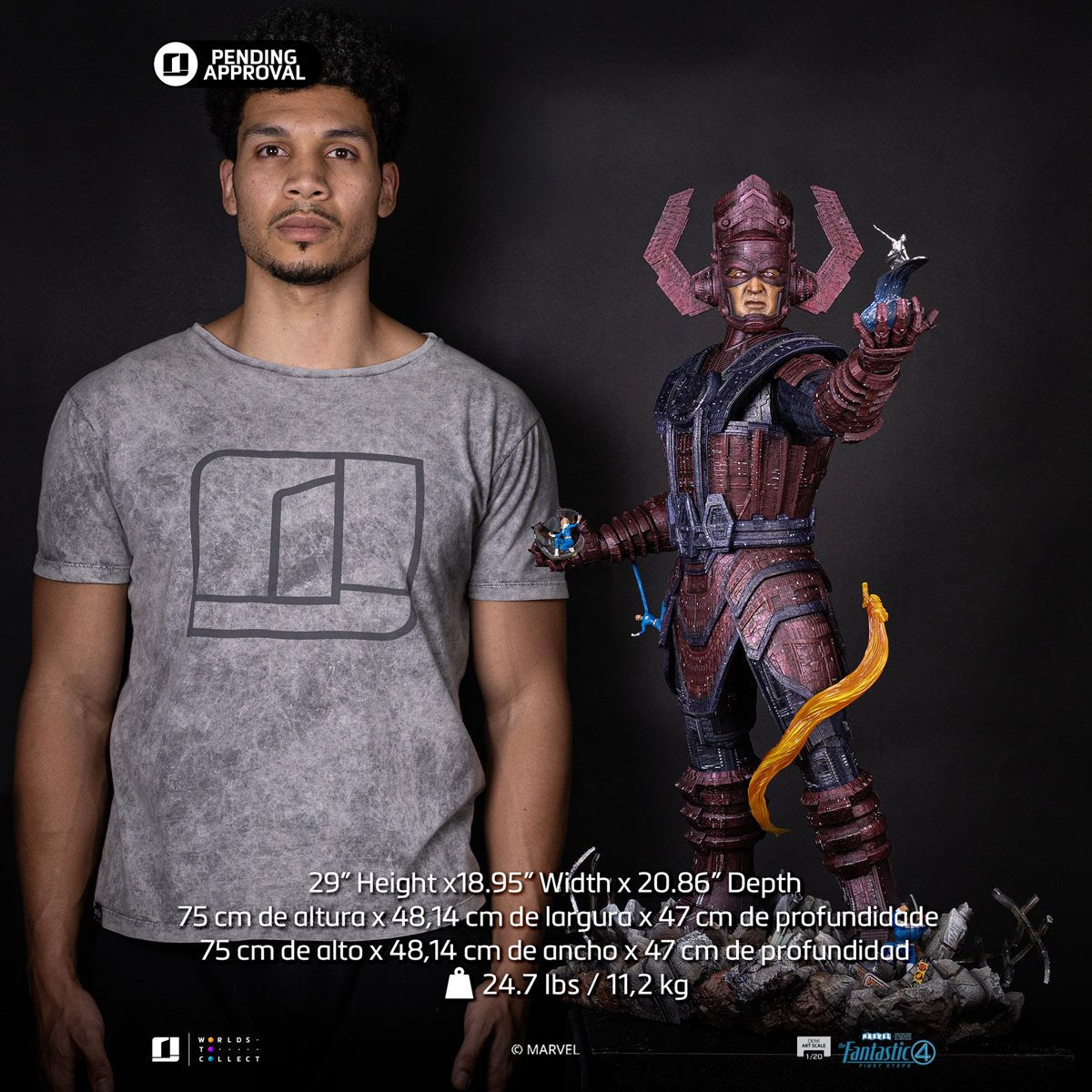 Fantastic Four Galactus 1:20 Diorama Deluxe Demi Art Scale Limited Edition Statue