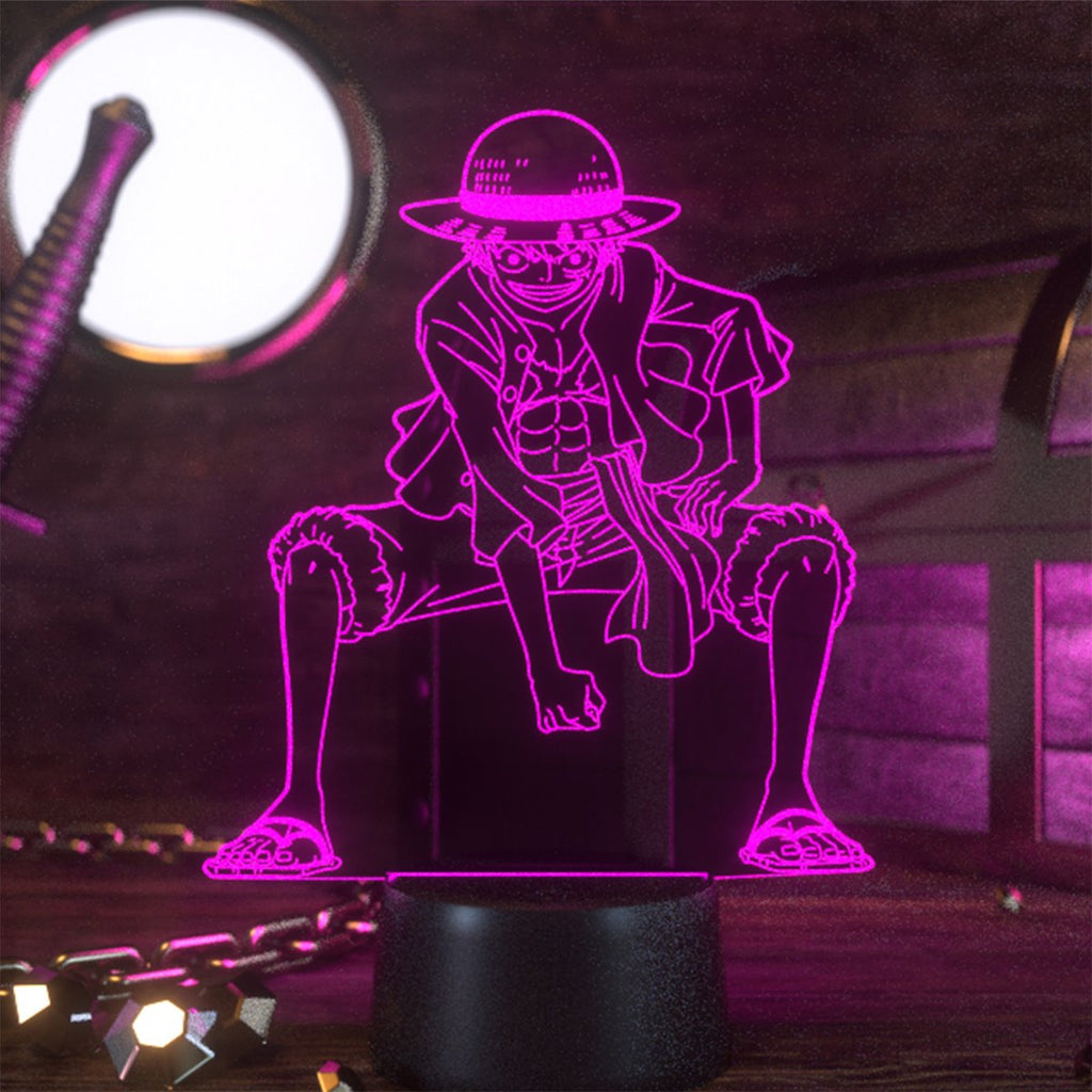 One Piece Monkey D. Luffy LED Otaku Lamp