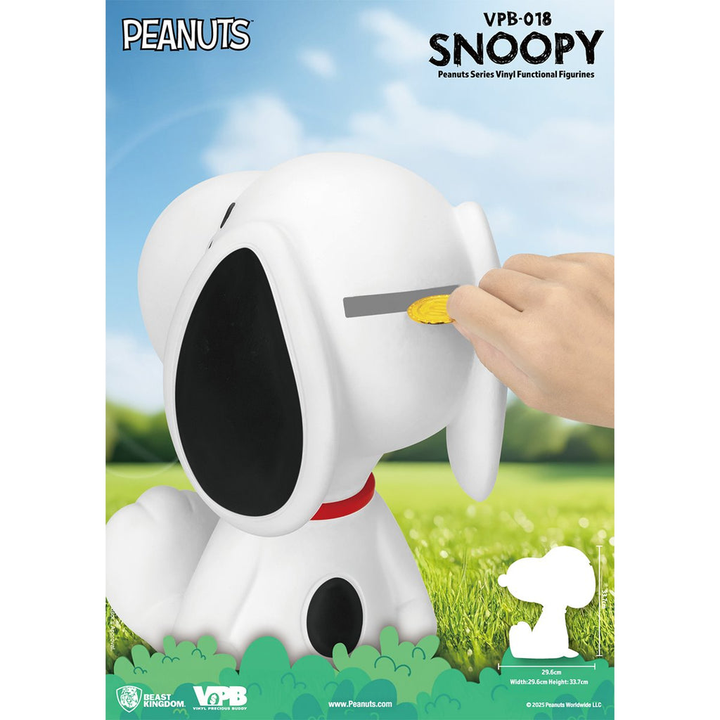 Peanuts Snoopy VPB-018 Vinyl Piggy Bank