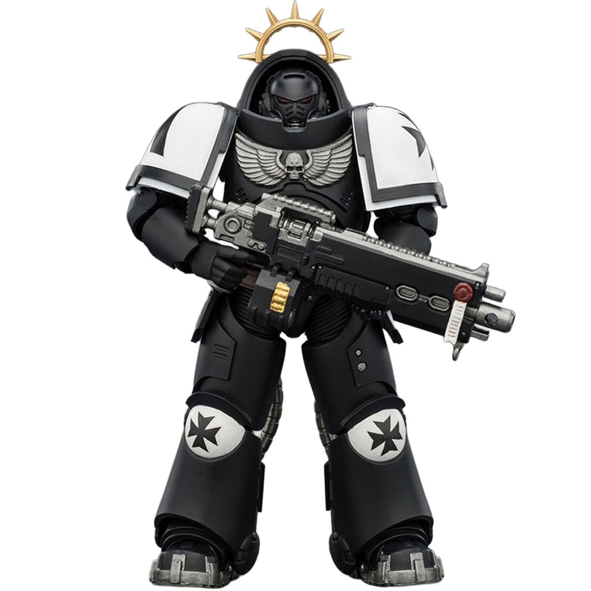 Joy Toy Warhammer 40K Space Marines Game Edition Black Templars Intercessor Bolt Rifle & Pistol 1:18 Scale Action Figure