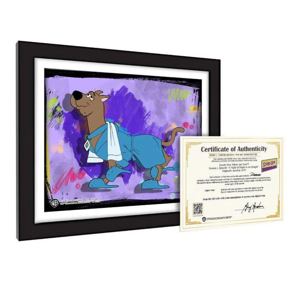 Scooby-Doo A Night of Fright is No Delight #1103 Animation Cel Artist Edition Framed Art Print