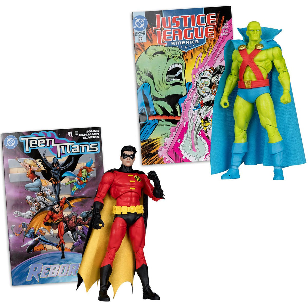DC Direct Page Punchers Wave 12 7-Inch Scale Action Figure with Comic Book Case of 6