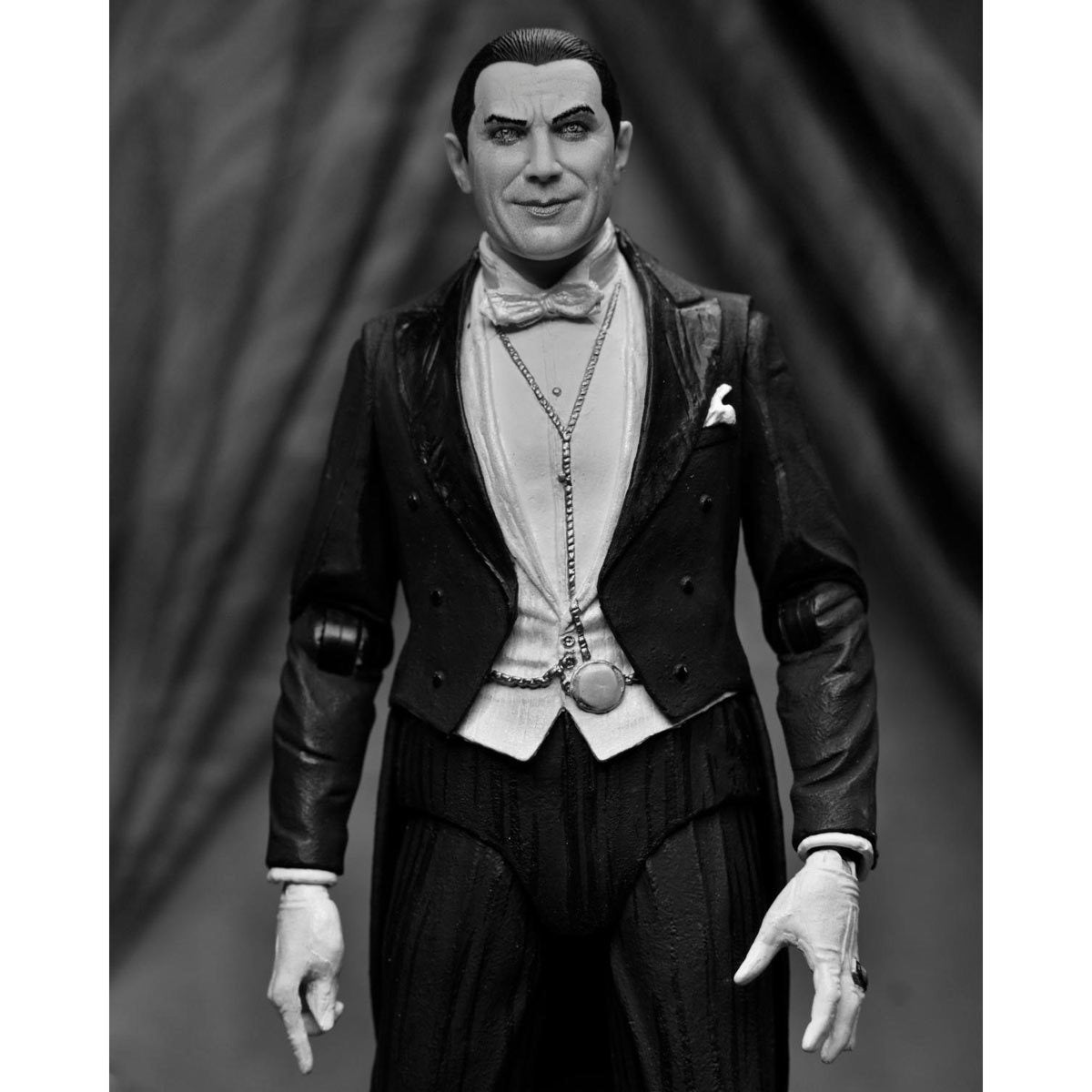 Universal Monsters Ultimate Dracula Carfax Abbey Black and White Version 7-Inch Scale Action Figure