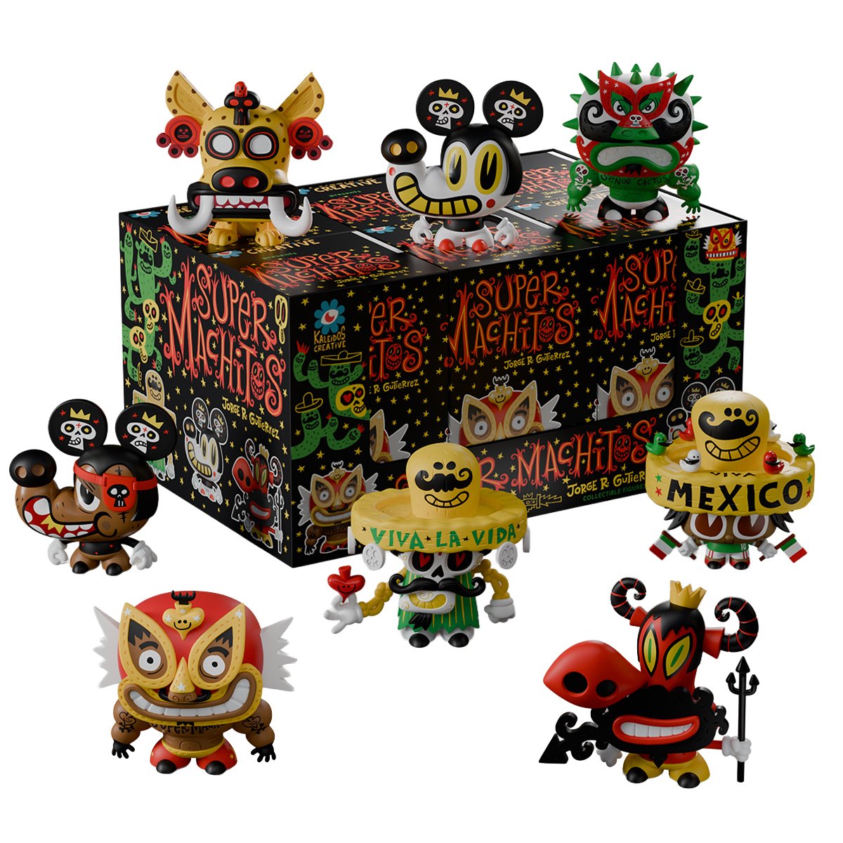 Super Machito Blind-Box Mini-Figure Case of 6