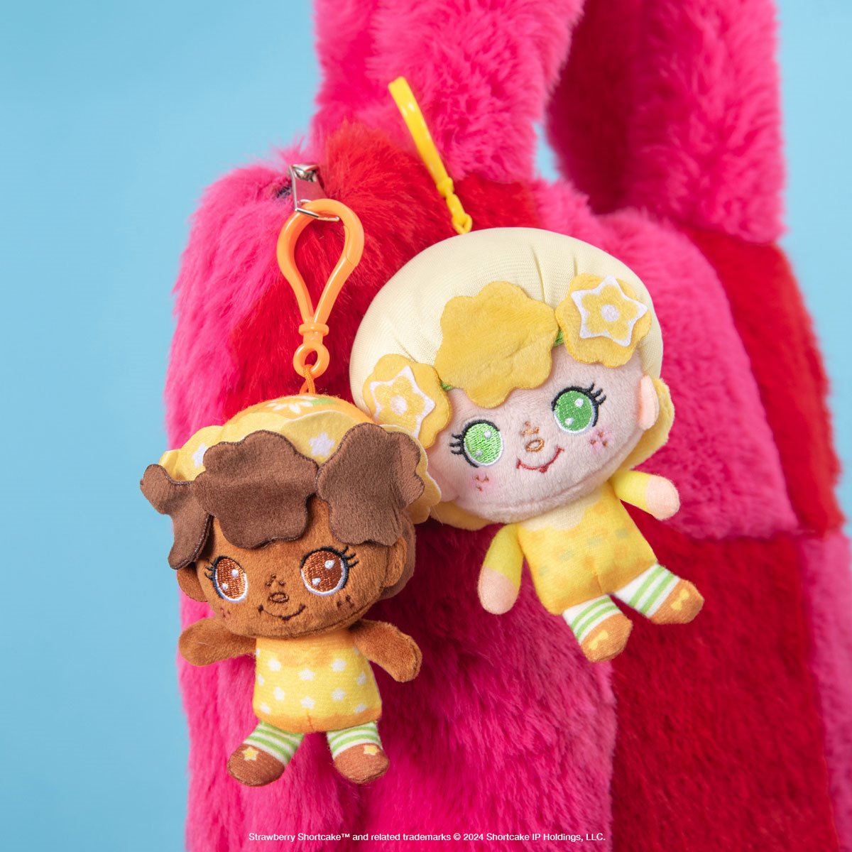 Rainbow Brite Plush Backpack Clip Case of 12