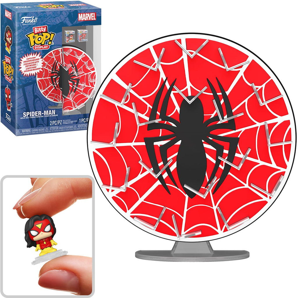 Spider-Man Web Funko Bitty Pop! Display Shelf